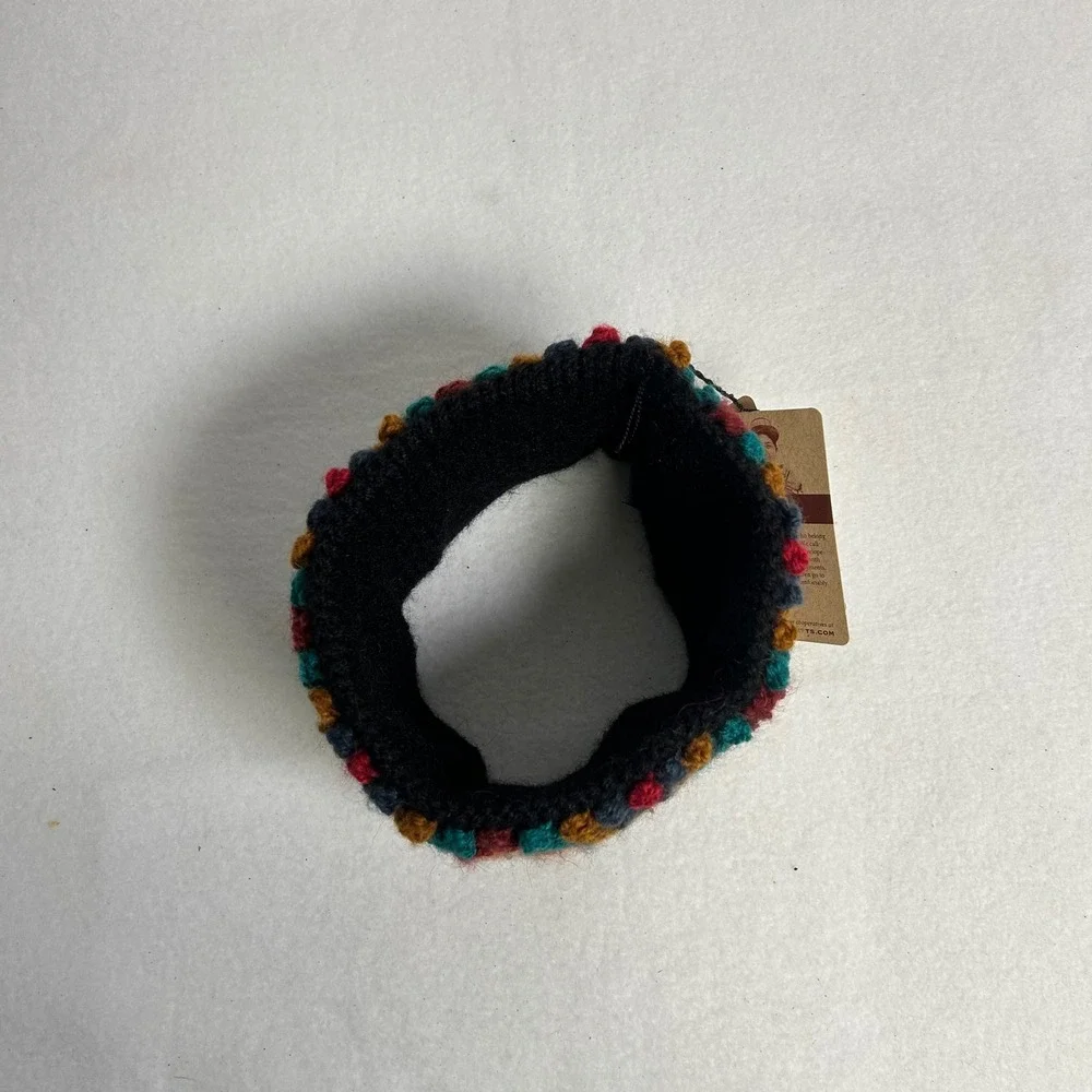 Boho Andes Gifts Womens OS Multi Color‎ Alpaca Blend Popcorn Knit Headband NWT